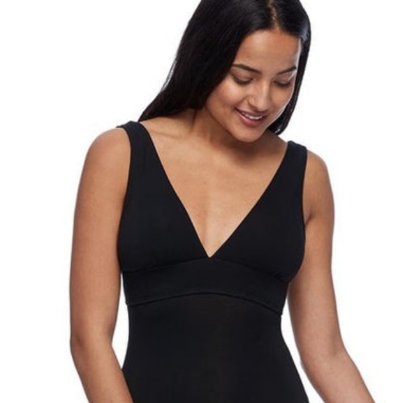 SKYE Annabella Maxi Dress Black Jersey Lace Up Back Stretch Medium - Picture 3 of 13